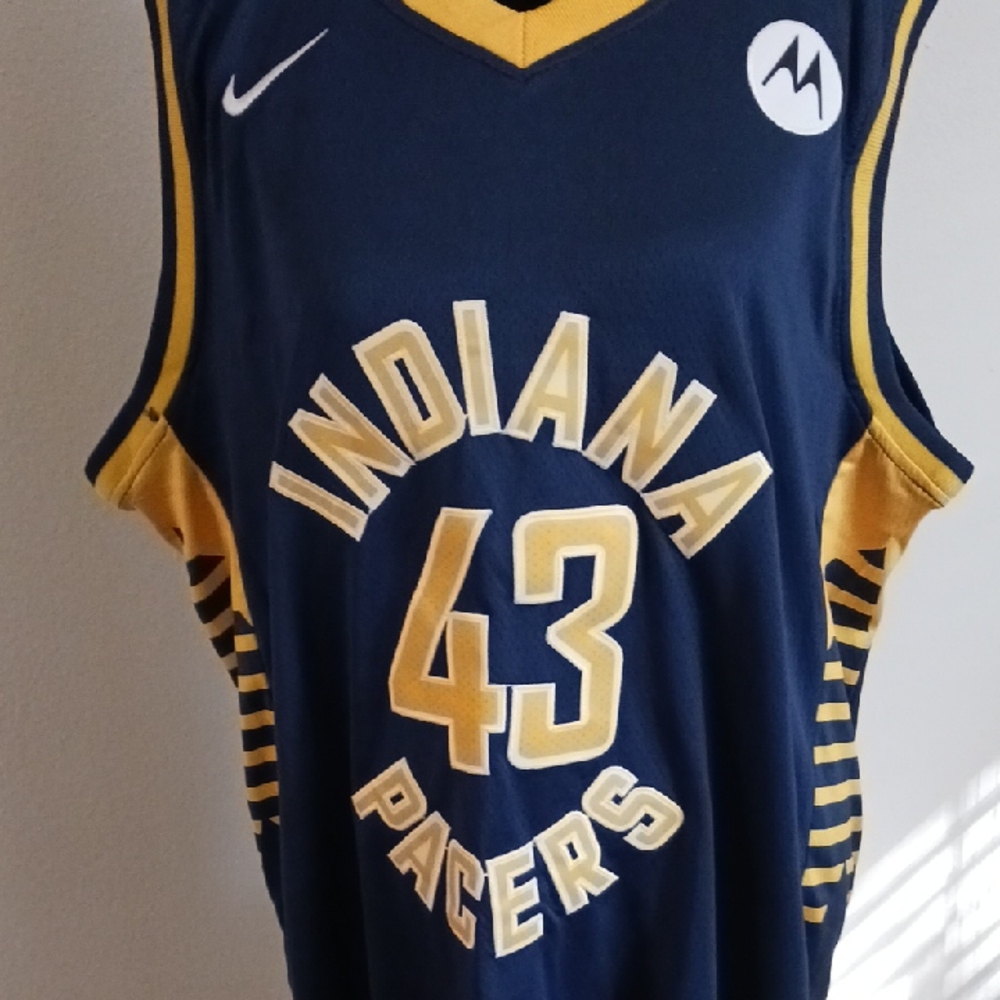 NBA Swingman Jersey with Navy and White Details